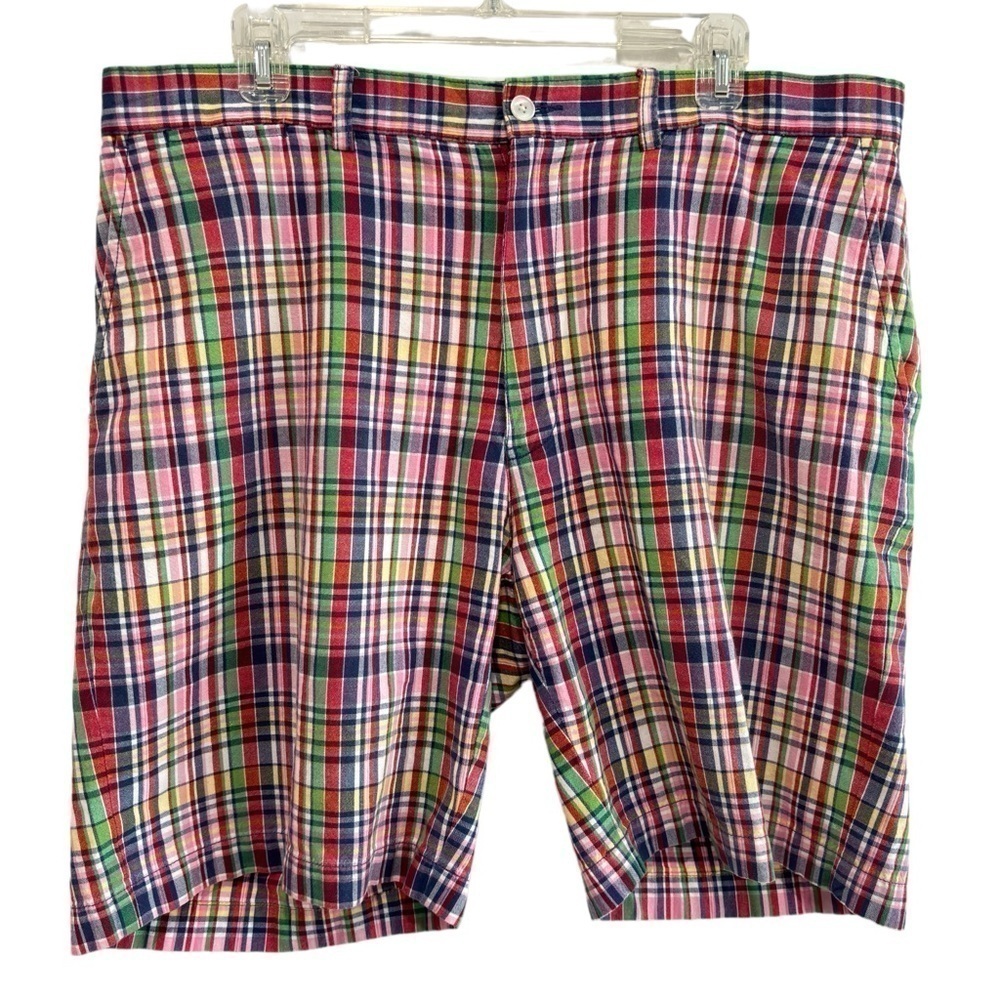 POLO By Ralph Lauren Men's Plaid Madras Shorts Size 38 Golf Tennis Pickle Ball